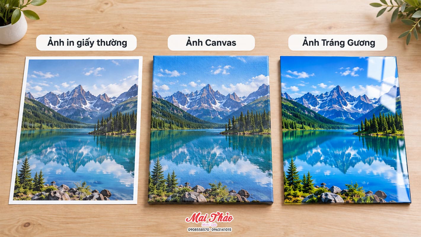 Phân biệt ảnh tráng gương với các ảnh khác